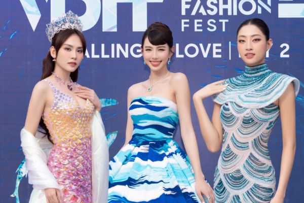 Dàn 'mỹ nhân ngư' càn quét thảm đỏ 'Vietnam Beauty Fashion Fest 4' ngày 2