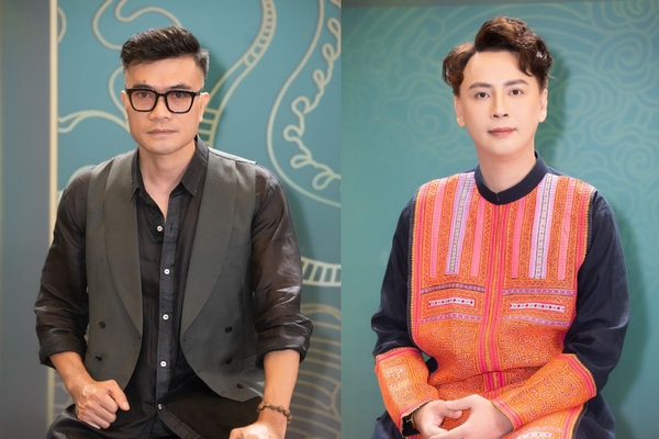 Vũ Việt Hà và Văn Thành Công kết hợp làm mentor trang phục văn hóa dân tộc