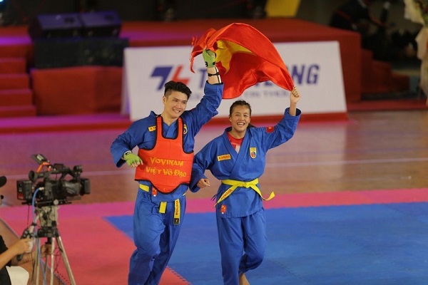 Vovinam Việt Nam giành tấm Huy chương vàng thế giới lịch sử ở hạng cân 92kg