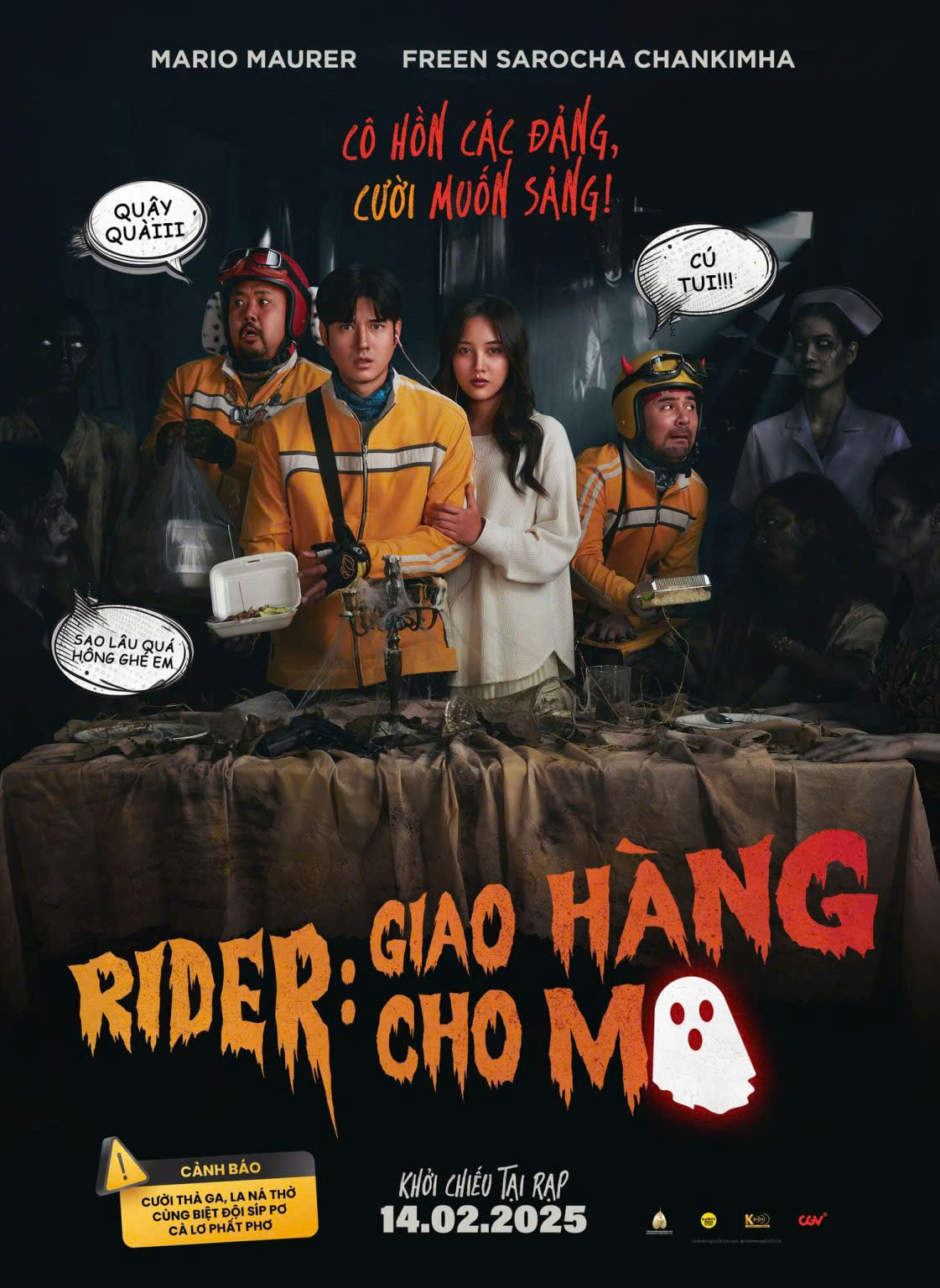 "Rider: Giao hàng cho ma" - Khi kinh dị gặp hài hước, bạn sẽ cười đến nghiêng ngả!