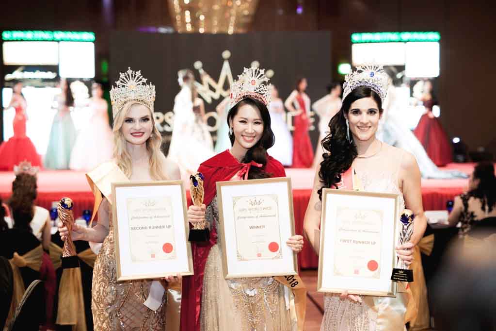 MC Dương Thùy Linh đăng quang Mrs. Worldwide 2018