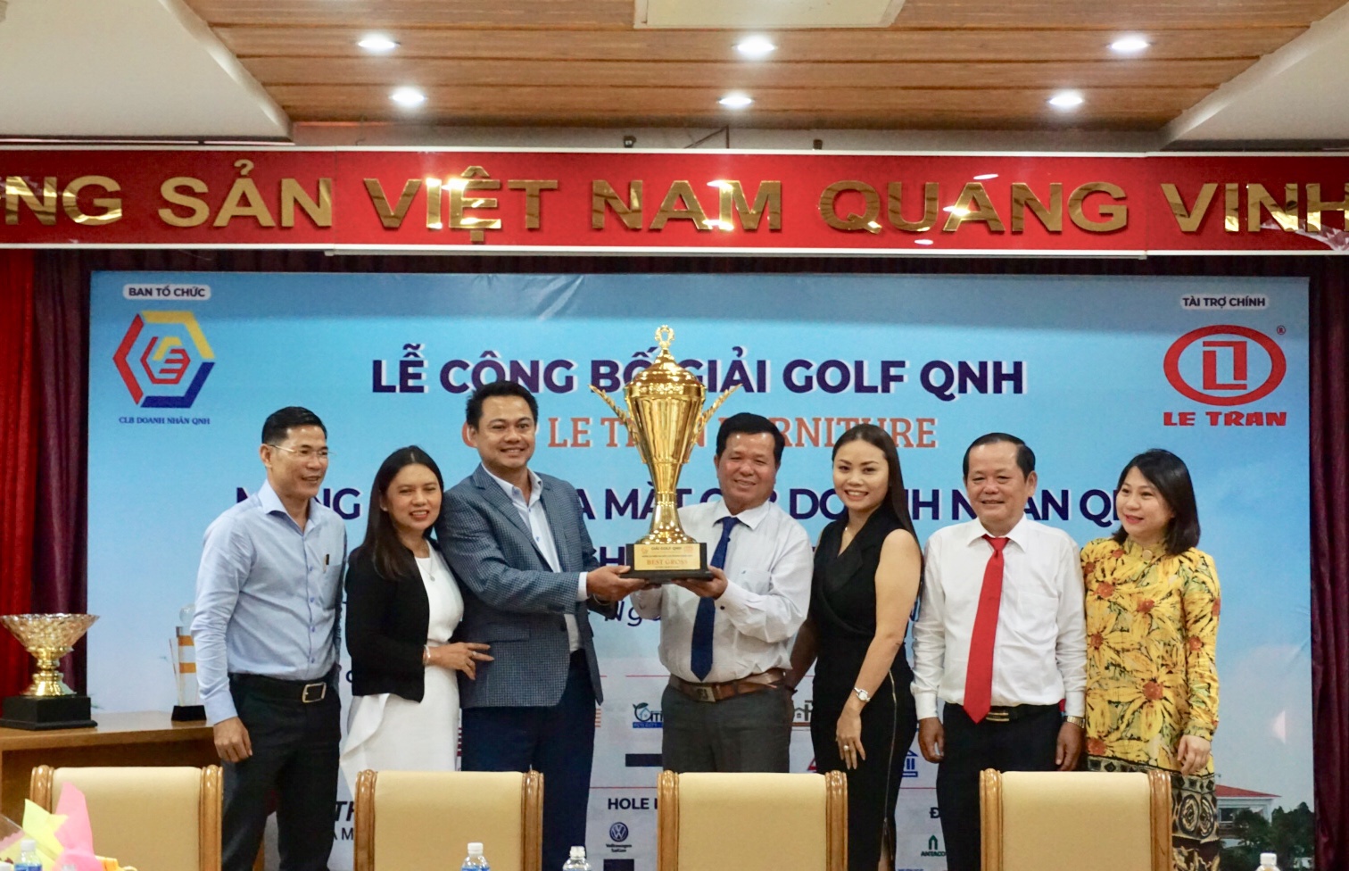 Giải golf cúp Letran Furniture ra mắt CLB Doanh Nhân QNH và Gây quỹ Khởi Nghiệp Sáng Tạo Quảng Nam