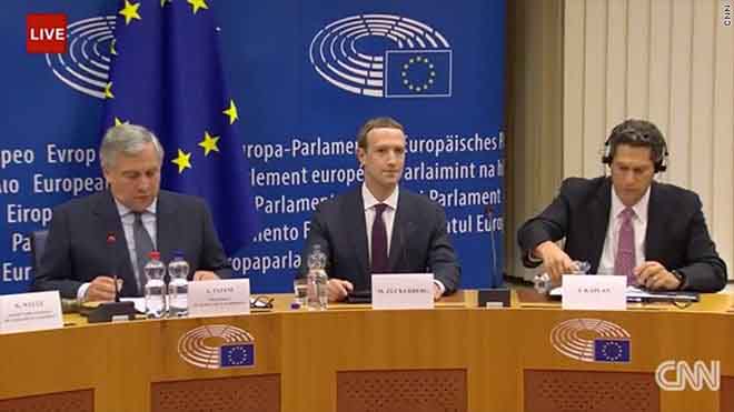 Mark Zuckerberg bị chỉ trích nặng nề sau điều trần trước Nghị viện EU