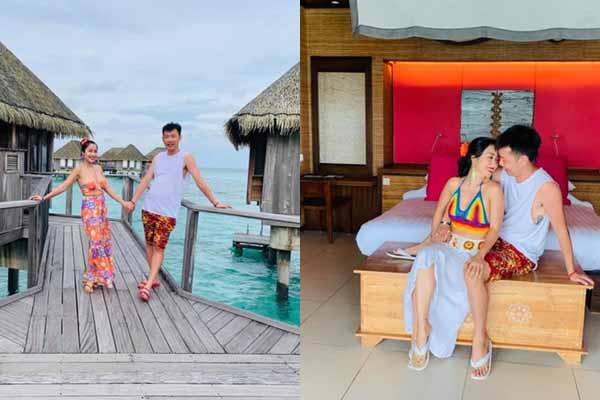 Vợ chồng Ốc Thanh Vân lãng mạn như ngôn tình ở 'Thiên đường Maldives