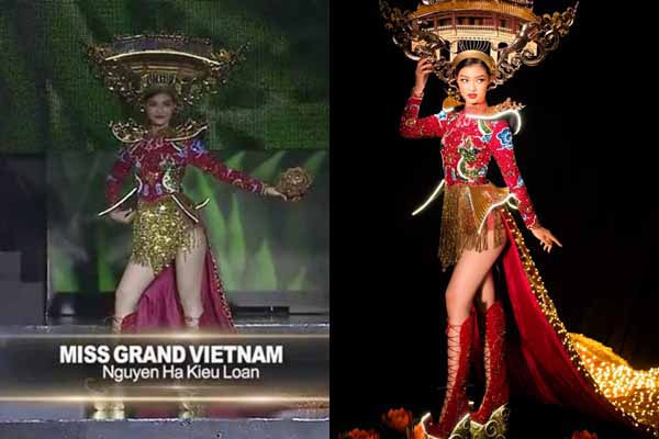 Nhan sắc Việt "hụt điểm" vì trang phục dân tộc bị hỏng ở Miss Grand 2019