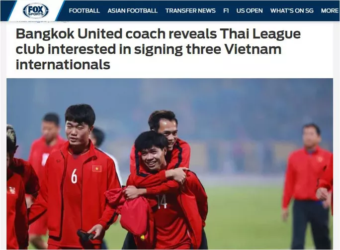 Bộ ba tuyển thủ Việt Nam trong tầm ngắm muốn sở hữu của CLB Bangkok United - Thái Lan