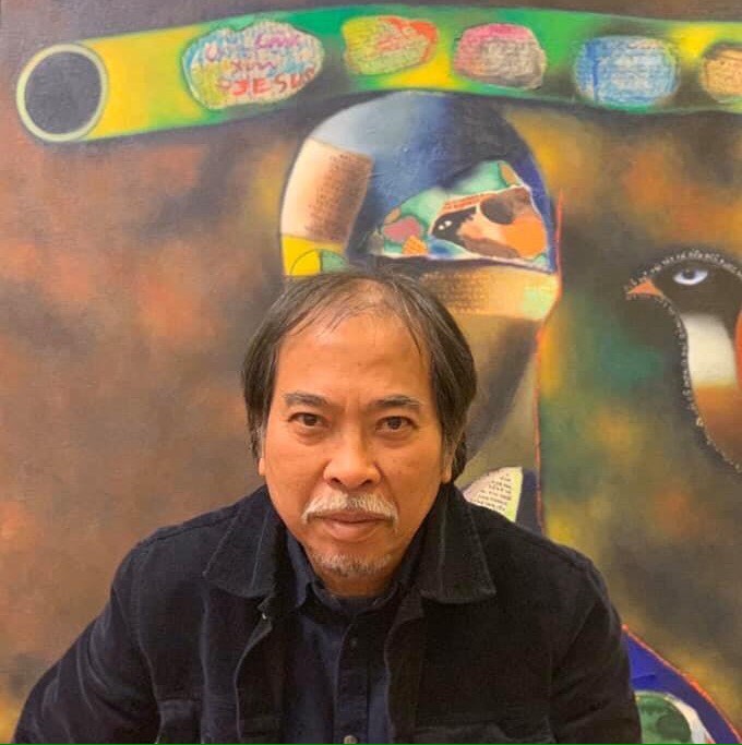 Nhà thơ Nguyễn Quang Thiều: 'Tôi không phải là một họa sĩ mà chỉ là kẻ bị màu sắc thống trị'