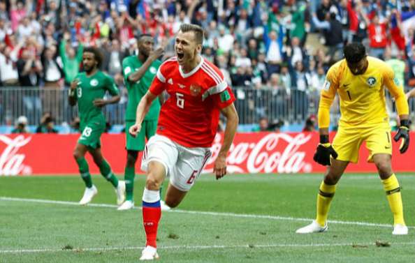 Mở màn World Cup 2018: Nga giành chiến thắng huy hoàng