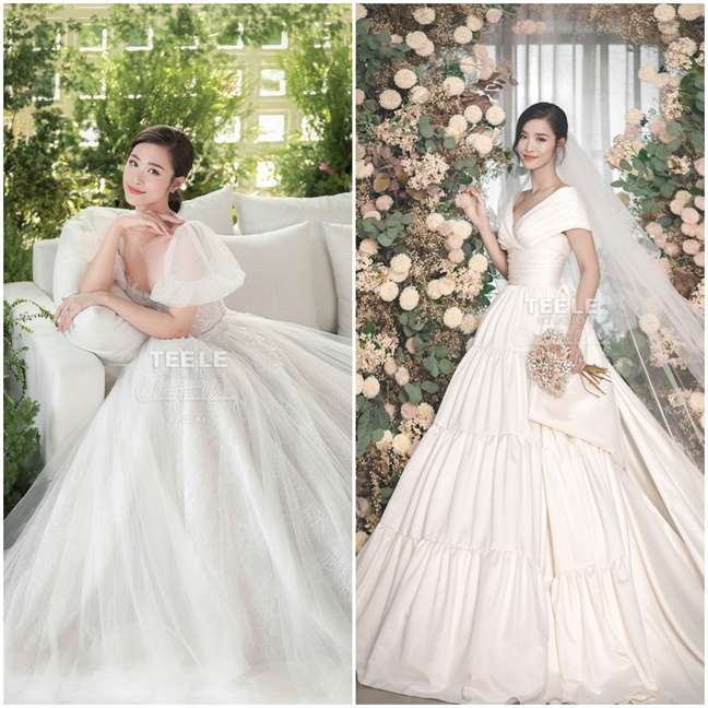 So sánh 2 chiếc váy cưới của Tăng Thanh Hà Ít vải đi theo năm tháng