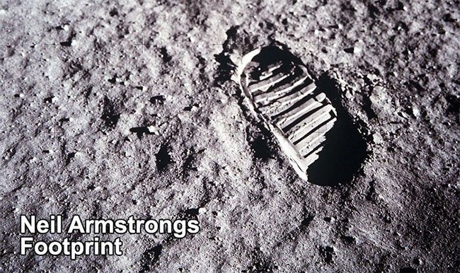 Hé lộ sự thật về dấu chân đầu tiên của Neil Armstrong trên Mặt trăng