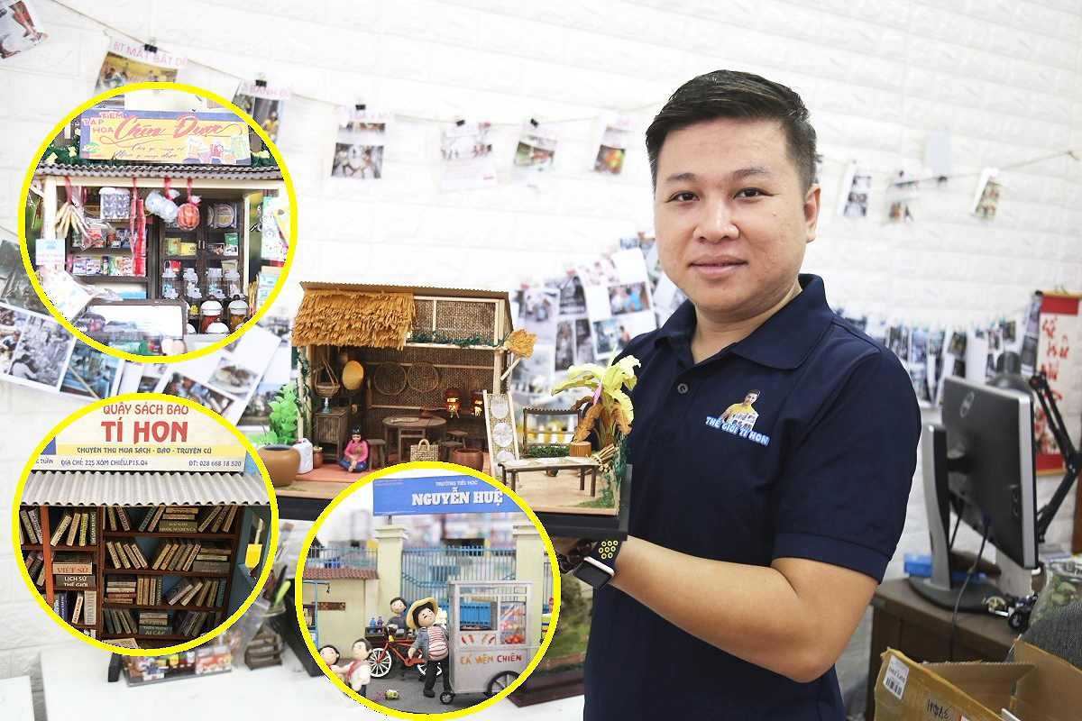 Người 'thu nhỏ' Sài Gòn vừa lòng bàn tay