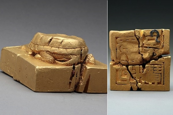 Tìm thấy ấn triện vàng gần 8kg cách đây 4 thế kỷ