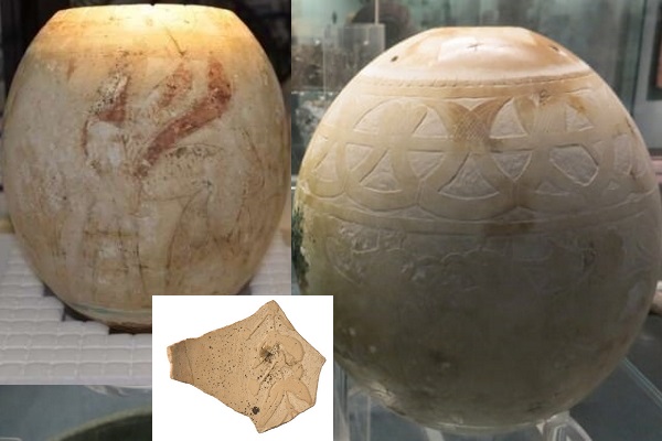 Trứng đà điểu là vật trang trí xa xỉ 5.000 năm trước