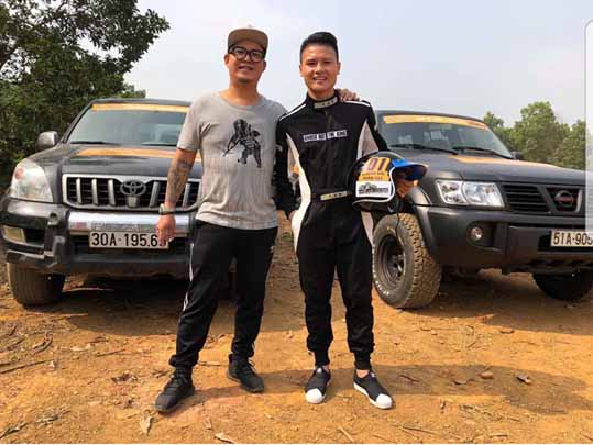 Ngọc Hân, Quang Hải bất ngờ tham gia đua xe địa hình KOK 2018