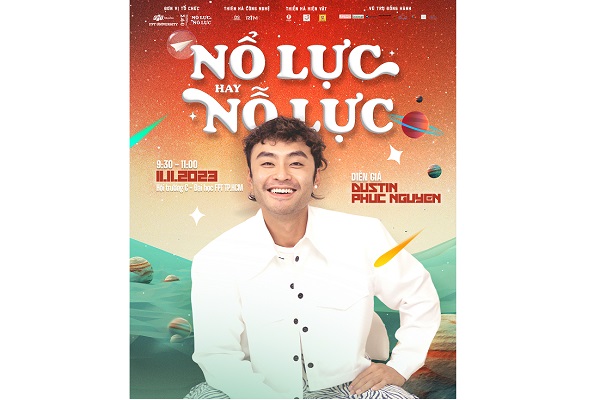 Diễn giả Dustin Phúc Nguyễn bàn luận về định nghĩa nỗ lực tại Talkshow ‘Nổ lực hay nỗ lực’