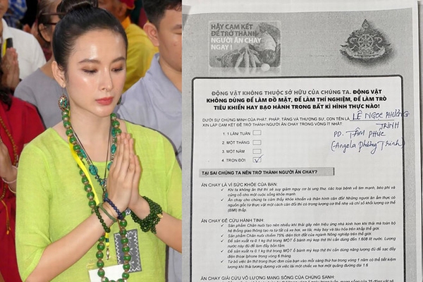 Đầu năm 2020, Angela Phương Trinh phát nguyện: Ăn chay trọn đời