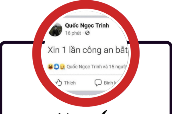 Đăng Facebook ‘Xin 1 lần công an bắt được’, sau 9 ngày ‘điều ước’ thành hiện thực