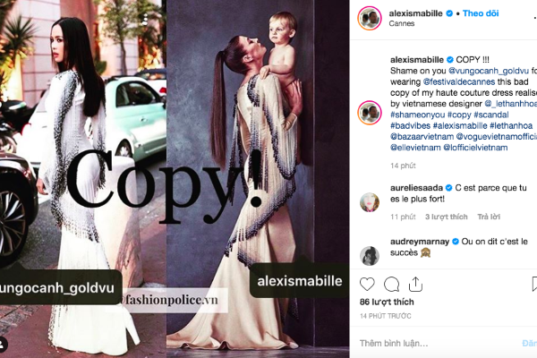 Nhà mốt cao cấp Pháp “tố” Vũ Ngọc Anh và NTK Lê Thanh Hòa