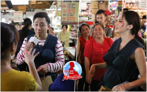 Trấn Thành – Hari – Trường Giang bán đồ ăn tại chợ Bến Thành