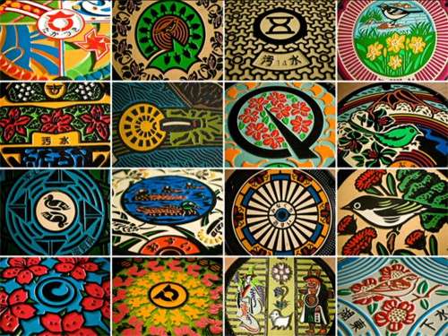 Chiêm ngưỡng bộ nắp cống đẹp hơn tranh của Nhật Bản