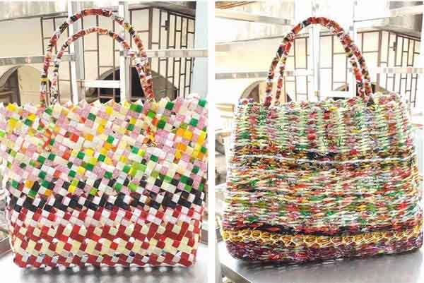 Đẹp ‘hút hồn’ với những sản phẩm tái chế từ rác thải túi ni lông