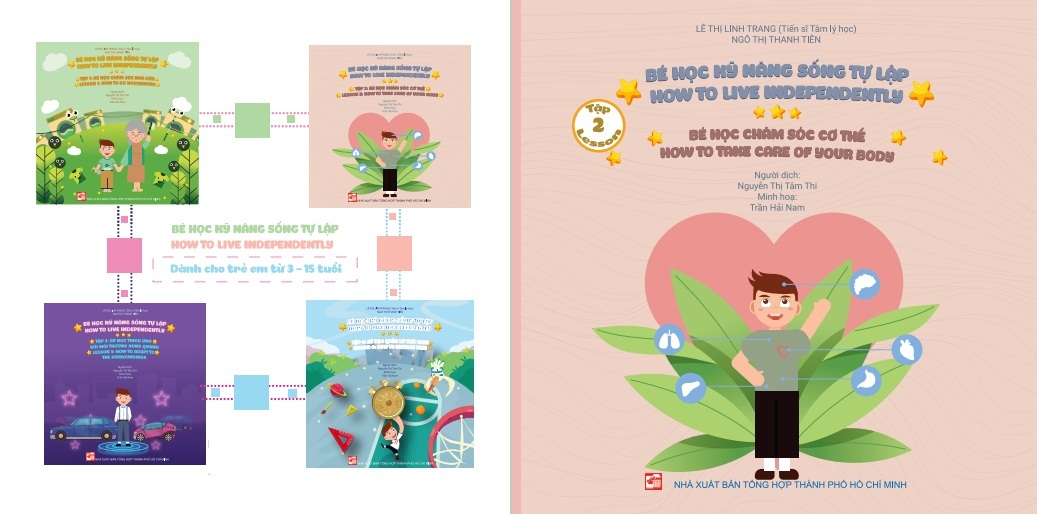 Sách song ngữ Anh – Việt: Kỹ năng cho bé học sống tự lập