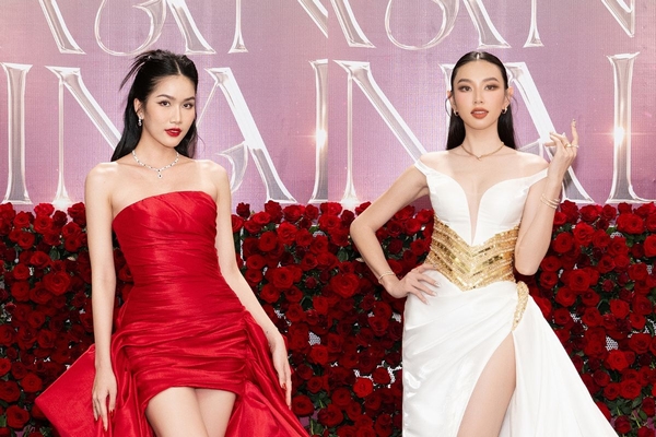 Thùy Tiên lộng lẫy như nữ thần, Phương Anh tái xuất cổ vũ Lê Hoàng Phương