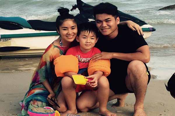 Lê Phương khéo léo tiết lộ có con với Trung Kiên