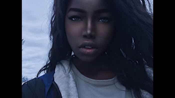 Nhan sắc của cô gái da đen được cho là đẹp nhất thế giới