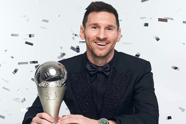 Messi được vinh danh giải thưởng ‘Cầu thủ nam hay nhất năm 2022’