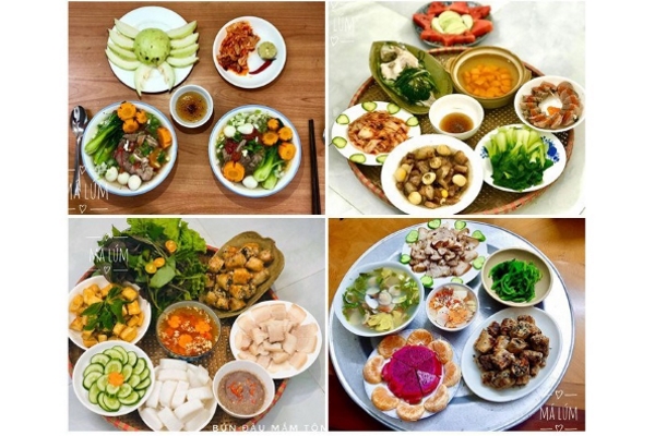 Cộng đồng mạng “mê tít” mâm cơm bổ dưỡng, đẹp mắt của cô nàng 9x