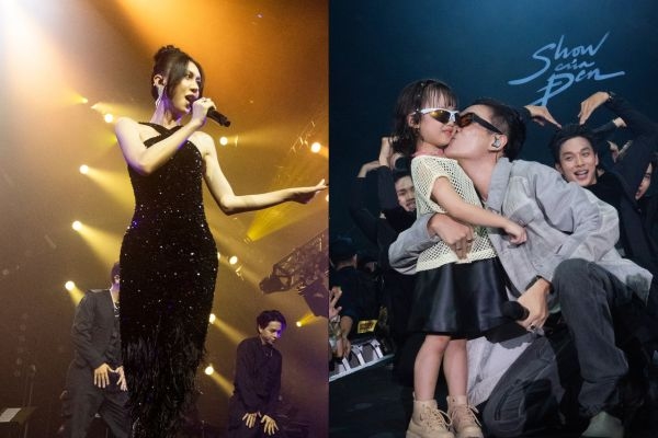 Lynk Lee và con gái JustaTee thay nhau catwalk tại ‘Show của Đen’