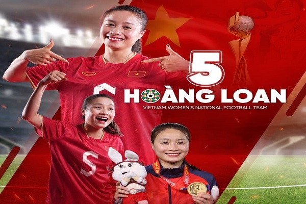 ‘Bóng hồng’ của tuyển nữ Việt Nam – Hoàng Thị Loan vừa tài năng lại xinh đẹp