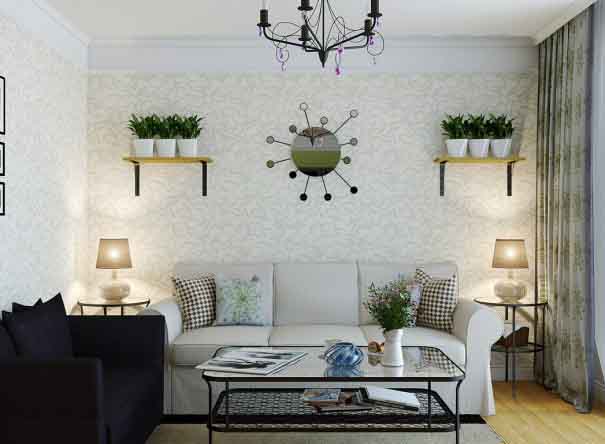 Cách làm mới không gian phòng khách đón Tết