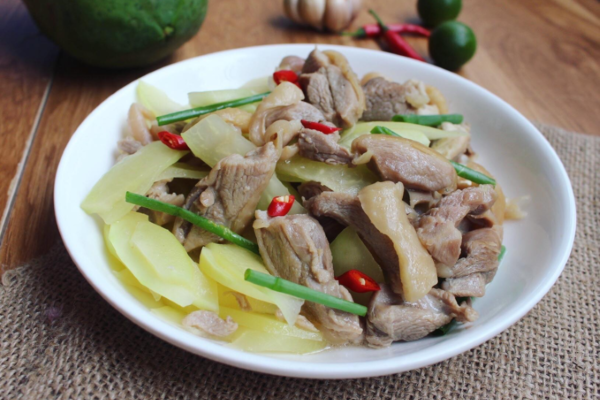 Gà xào đu đủ – món ngon thanh mát, lạ miệng