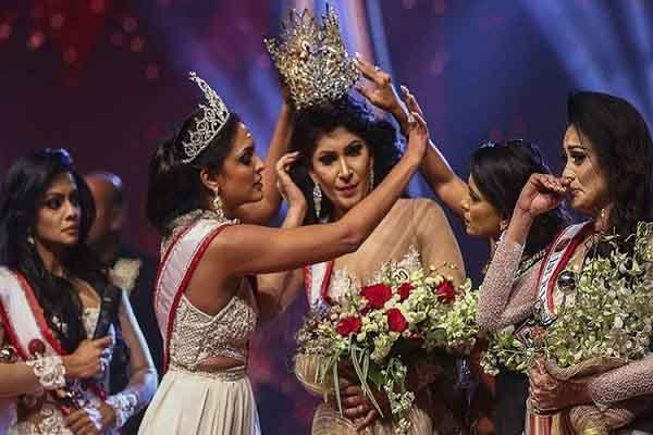 Người giật vương miện của Hoa hậu Quý bà Sri Lanka bị bắt