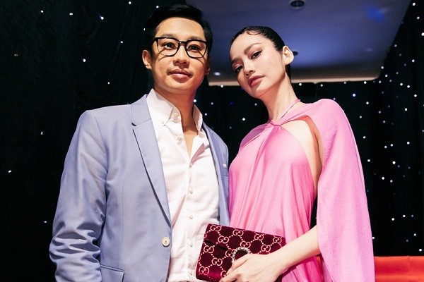 Hoa hậu Trúc Diễm được chồng cưng chiều, quấn quýt nhau không rời