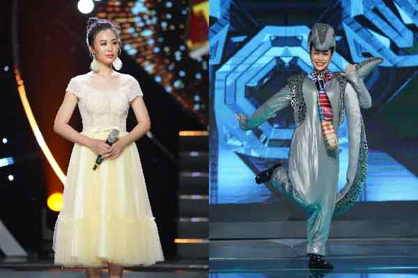 Cô nàng ‘thằn lằn’ Dương Huệ ứng xử như hoa hậu tại ‘Chinh phục thần tượng’