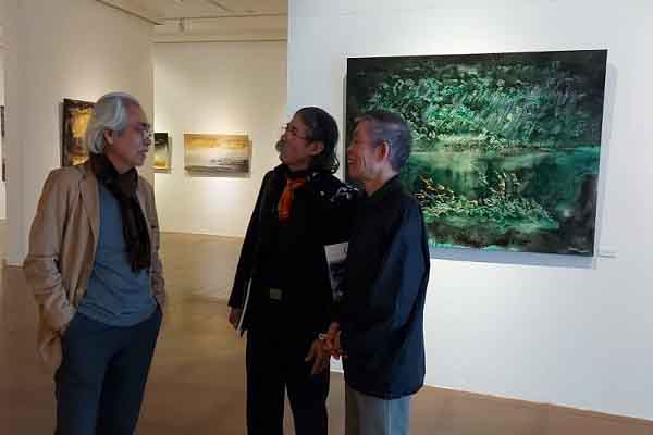 Khai mạc triển lãm ‘Mùa nước nổi’ của họa sĩ Ca Lê Thắng tại Hà Nội