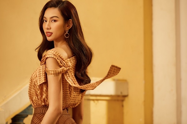 Hoa hậu Thùy Tiên tôn vinh vẻ đẹp Việt