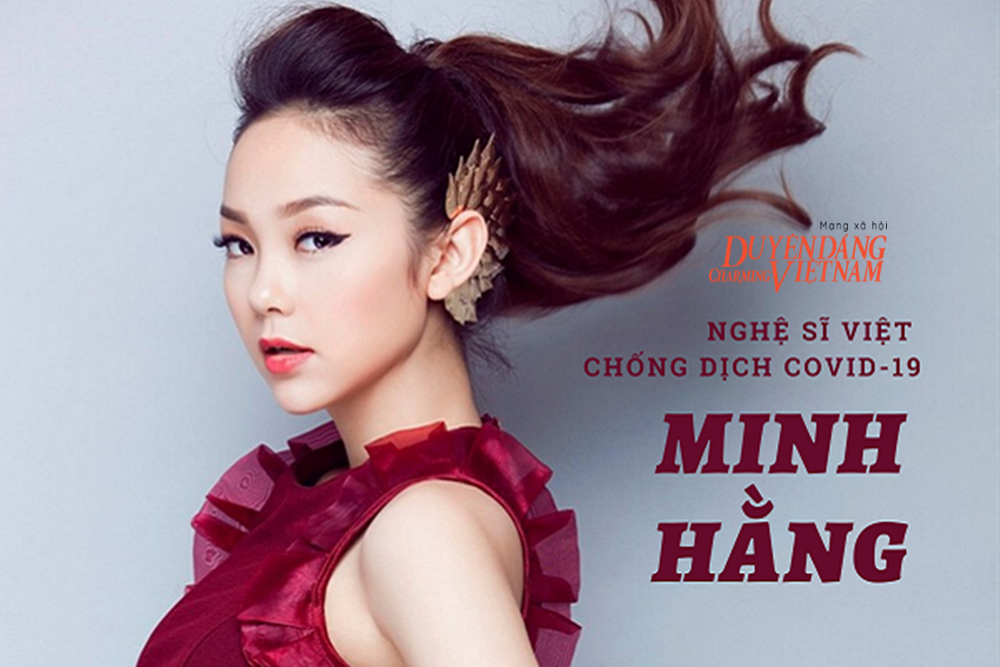 Nghệ sĩ Việt chống dịch Covid-19: Minh Hằng phát gạo giúp đỡ người nghèo
