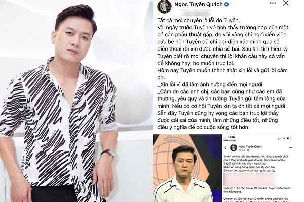Quách Ngọc Tuyên bị tố kêu gọi từ thiện ảo