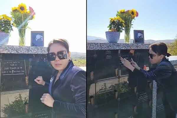 Việt Hương nghẹn ngào khi lần đầu đến thăm mộ Chí Tài