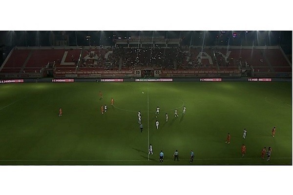 Sân Lạch Tray mất điện cục bộ, trận đội Hải Phòng gặp Đà Nẵng bị dừng hơn 10 phút