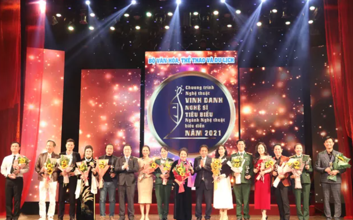 Tôn vinh 78 gương mặt ngành nghệ thuật biểu diễn tiêu biểu năm 2021