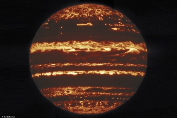 Tiết lộ hình ảnh sáng rực hiếm thấy của sao Mộc