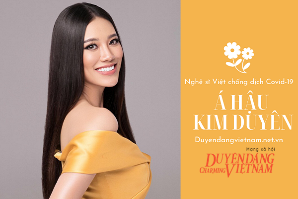 Nghệ sĩ Việt chống dịch Covid-19: Á hậu Kim Duyên ủng hộ 5 tấn gạo