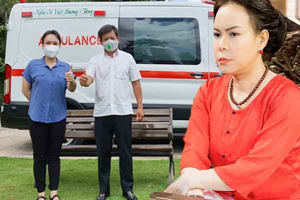 Bị nói ‘làm màu’, ‘khoe của’ khi tặng xe cứu thương, Việt Hương nói gì?