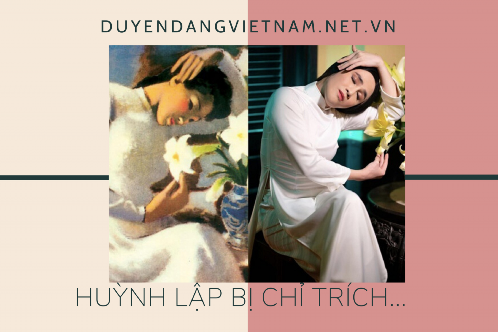 Huỳnh Lập nói gì khi bị chỉ trích ‘nhại’ tranh Thiếu nữ bên hoa huệ?