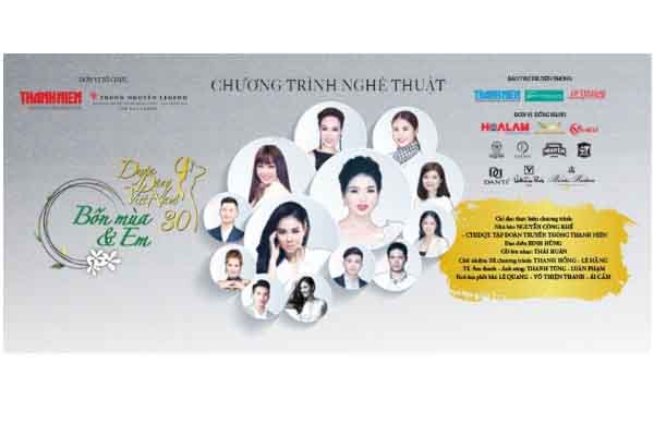 Duyên Dáng Việt Nam lần thứ 30 với chủ đề “Bốn mùa và em”